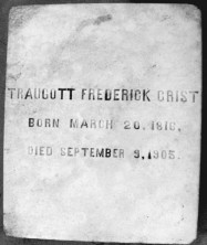 Traugott Frederick Crist