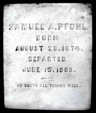 Samuel Augustus Pfohl
