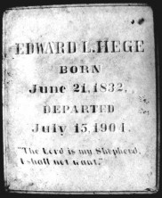 Edward Lazarus Hege