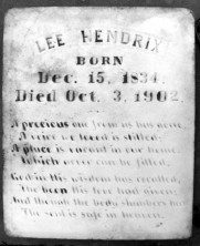 Lee  Hendrix