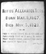 Rufus Alexander Tesh
