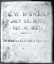 G. W. McSwain