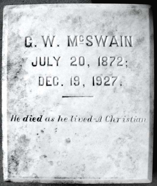 G. W. McSwain