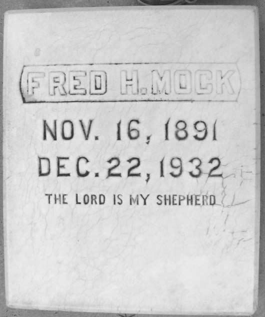 Fred Harrell Mock