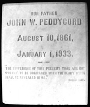 John W. Peddycord
