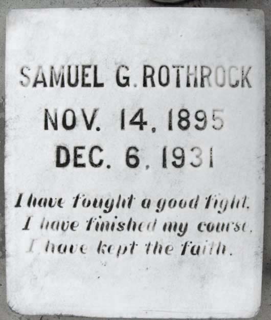 Samuel George Rothrock