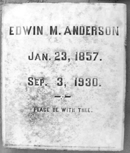 Edwin Masten Anderson