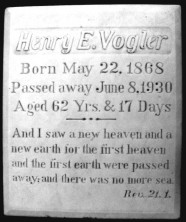 Henry Edward Vogler