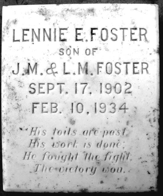 Lennie Eugene Foster