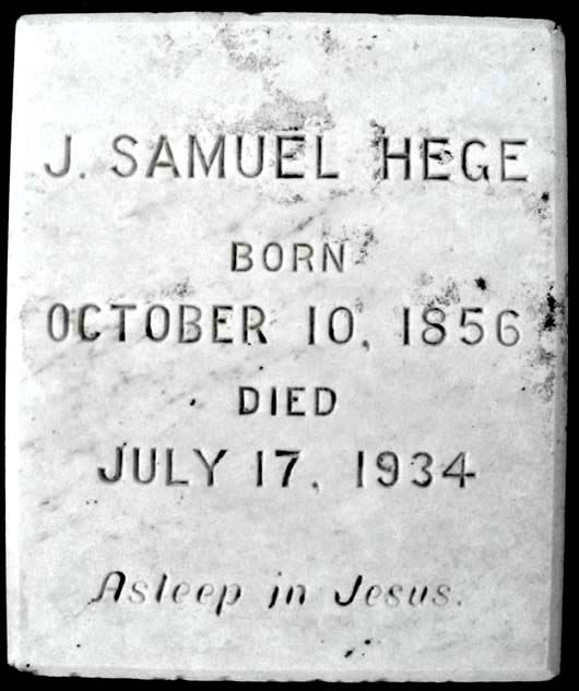 Joseph Samuel Hege