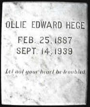 Ollie Edward Hege