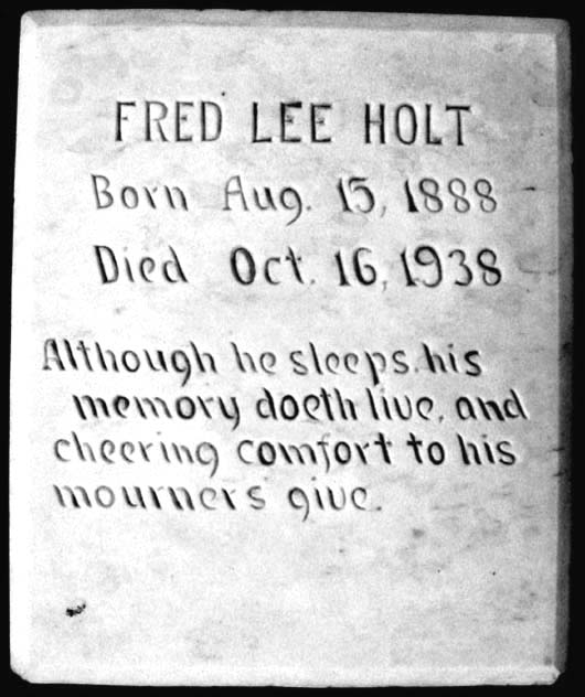 Fred Lee Holt