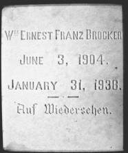 William Ernest Franz Brocker