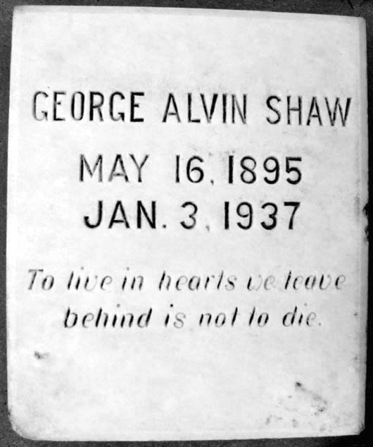 George Alvin Shaw
