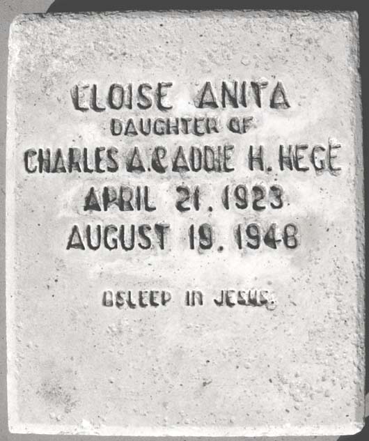 Eloise Anita Hege