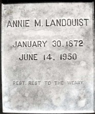 Annie Magdaline Landquist