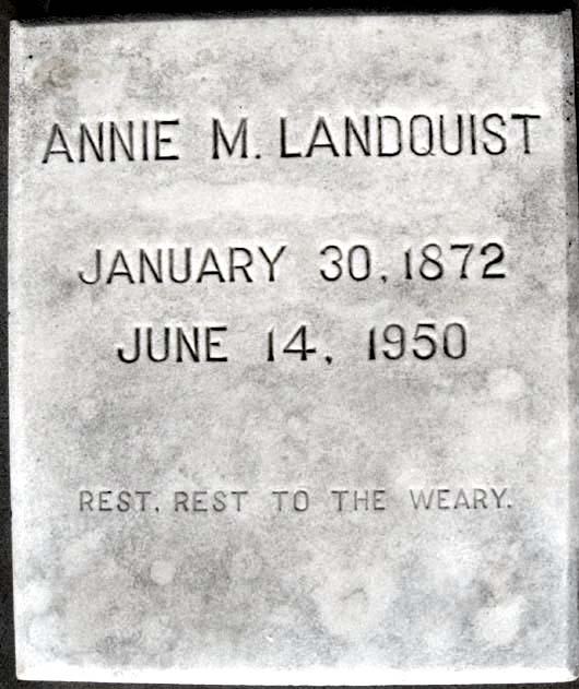 Annie Magdaline Landquist