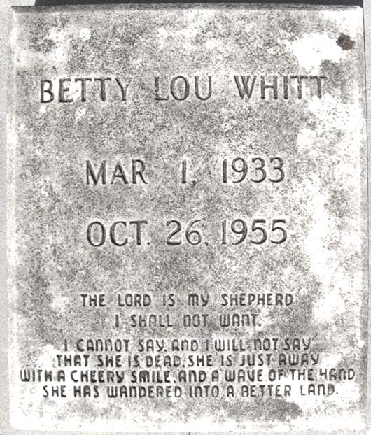 Betty Lou Whitt