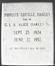 Phyllis Lucille Oakley