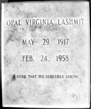 Opal Virginia Lashmit