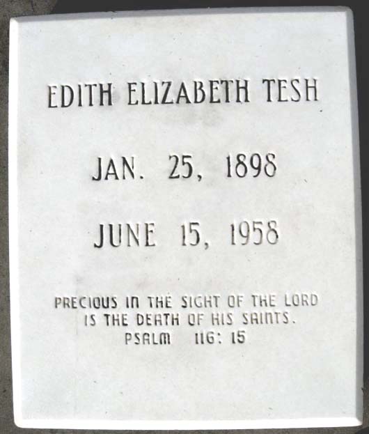 Edith Elizabeth Tesh