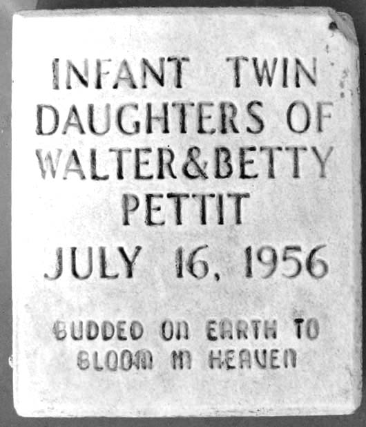Infant Daughter Pettit