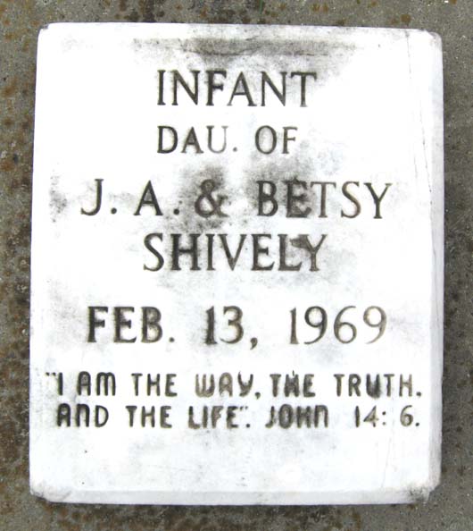 Infant Daughter Shively