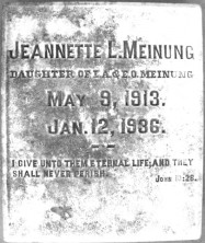 Jeannette L Meinung