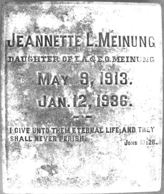 Jeannette L Meinung