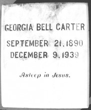 Georgia Bell Carter