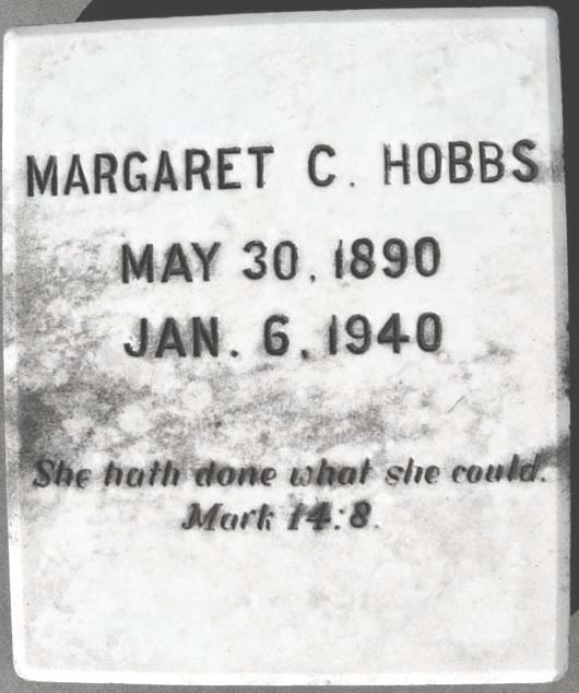 Margaret Carter Hobbs