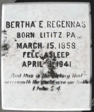Bertha Elizabeth Regennas