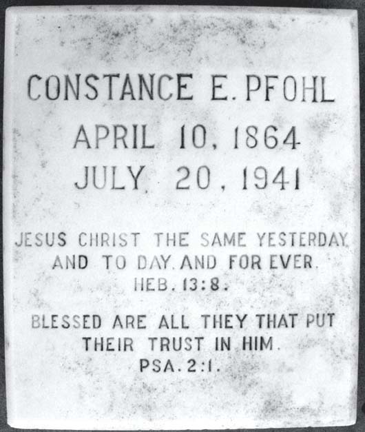Constance Elizabeth Pfohl