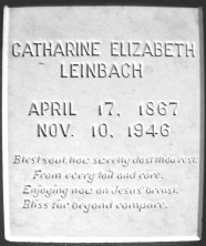 Catharine Elizabeth Leinbach