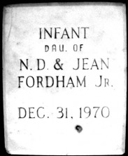 Infant Daughter  Fordham