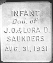 Infant Daughter  Saunders