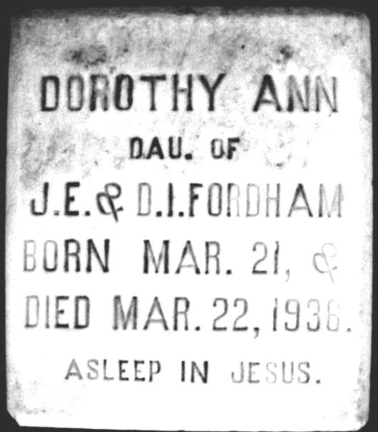 Dorothy Ann Fordham