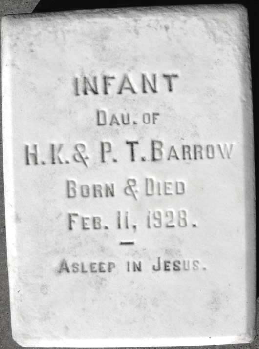 Infant Daughter Barrow