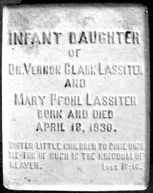 Infant Daughter Lassiter