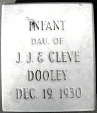 Infant Daughter  Dooley