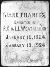 Jane Frances Weatherman