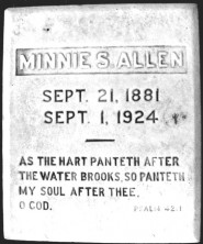 Minnie Stirewalt Allen