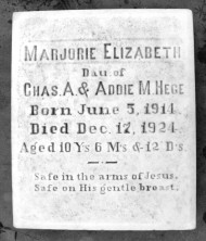 Marjorie Elizabeth Hege