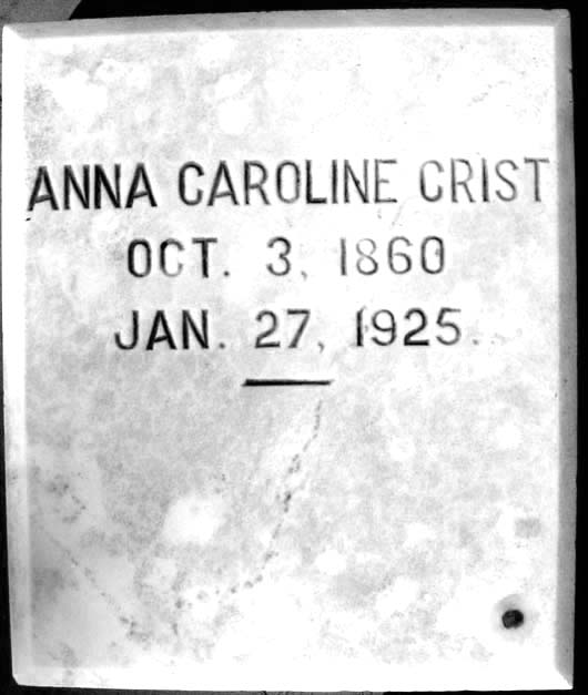 Anna Caroline Crist