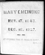Mary Elizabeth Meinung