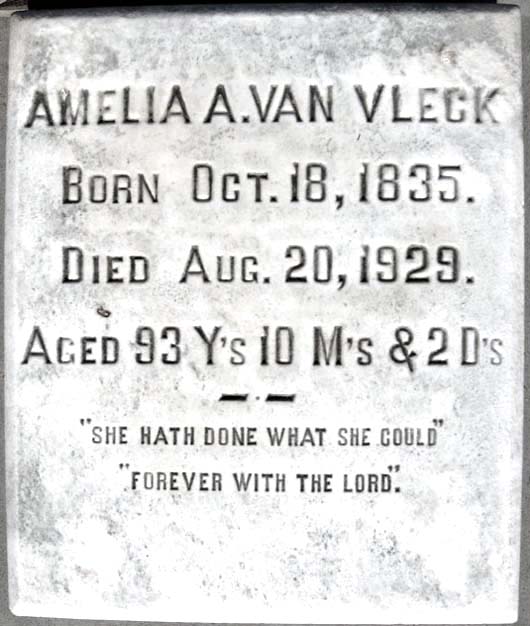 Amelia Adelaide Van Vleck