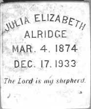 Julia Elizabeth Alridge