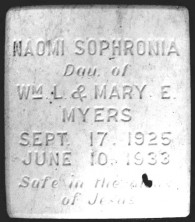 Naomi Sophronia Myers