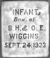 Infant Daughter  Wiggins