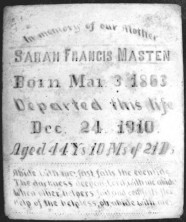 Sarah Francis Masten